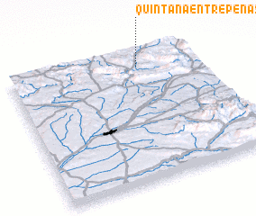 3d view of Quintana-Entrepeñas