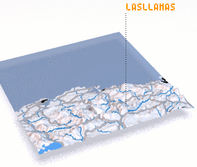 3d view of Las Llamas