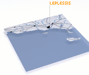3d view of Le Plessis