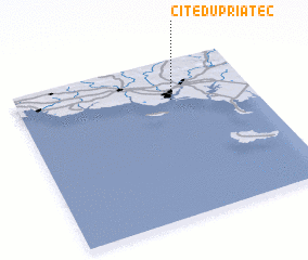 3d view of Cité du Priatec