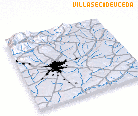 3d view of Villaseca de Uceda