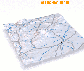 3d view of Aït Hamdou Mouh