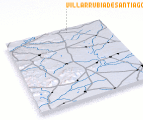 3d view of Villarrubia de Santiago