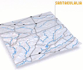 3d view of Santa Eulalia