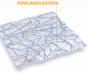 3d view of Peñalba de la Sierra