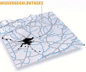 3d view of Fuentelahiguera de Albatages