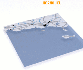 3d view of Kermouël