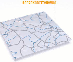 3d view of Bandakanyi-Tomoura