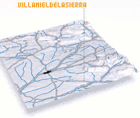 3d view of Villamiel de la Sierra