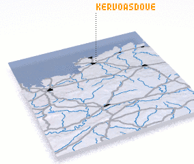 3d view of Kervoas Doué