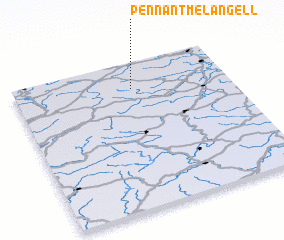 3d view of Pennant-Melangell