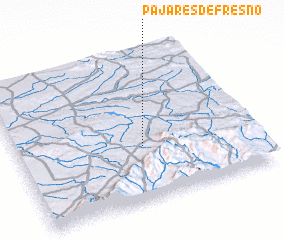 3d view of Pajares de Fresno