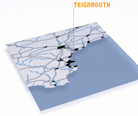 3d view of Teignmouth