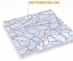 3d view of Santibáñez del Val