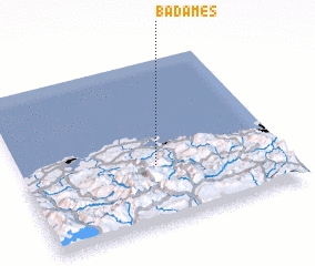 3d view of Bádames