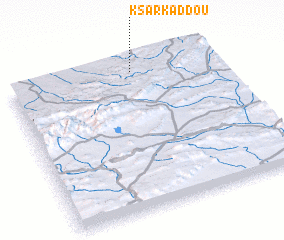 3d view of Ksar Kaddou