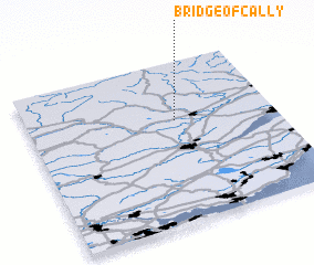 3d view of Bridge of Cally