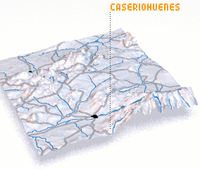 3d view of Caserío Huenes