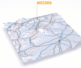 3d view of Aïn Zora