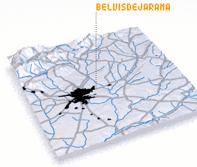 3d view of Belvis de Jarama