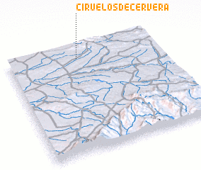 3d view of Ciruelos de Cervera