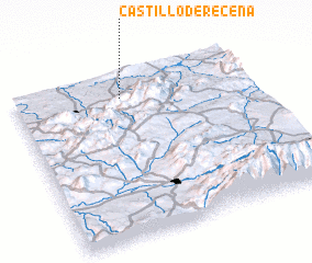 3d view of Castillo de Recena