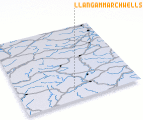 3d view of Llangammarch Wells