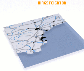 3d view of Kingsteignton