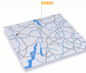 3d view of Boron