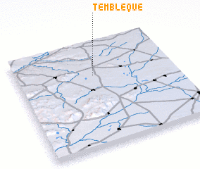 3d view of Tembleque