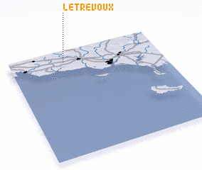 3d view of Le Trévoux