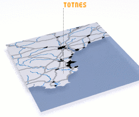 3d view of Totnes