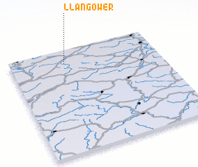 3d view of Llangower