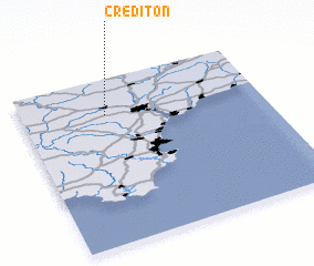 3d view of Crediton