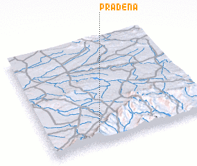 3d view of Prádena