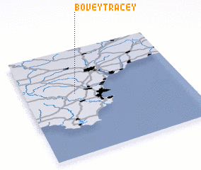 3d view of Bovey Tracey