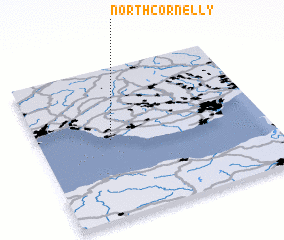 3d view of North Cornelly