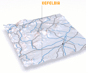 3d view of Kef el Bia