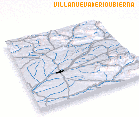 3d view of Villanueva de Río-Ubierna