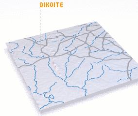 3d view of Dikoïté