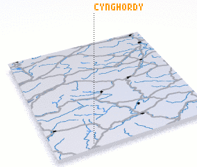 3d view of Cynghordy