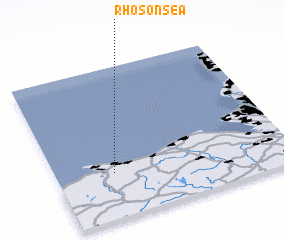 3d view of Rhôs-on-Sea