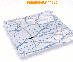 3d view of Páramo del Arroyo