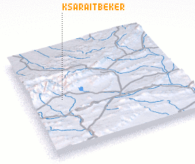 3d view of Ksar Aït Beker