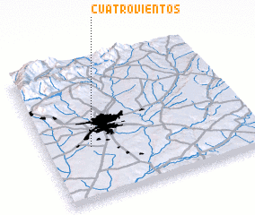 3d view of Cuatro Vientos