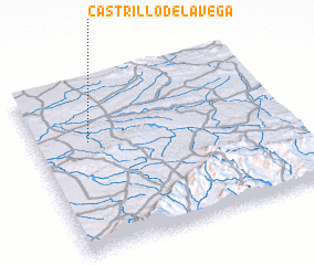 3d view of Castrillo de la Vega