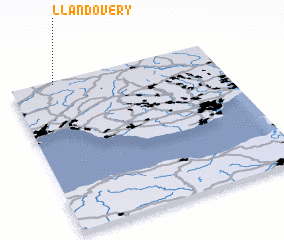 3d view of Llandovery