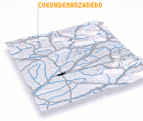 3d view of Cueva de Manzanedo