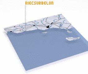 3d view of Riec-sur-Bélon