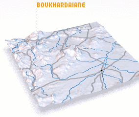 3d view of Bou Khardaïane